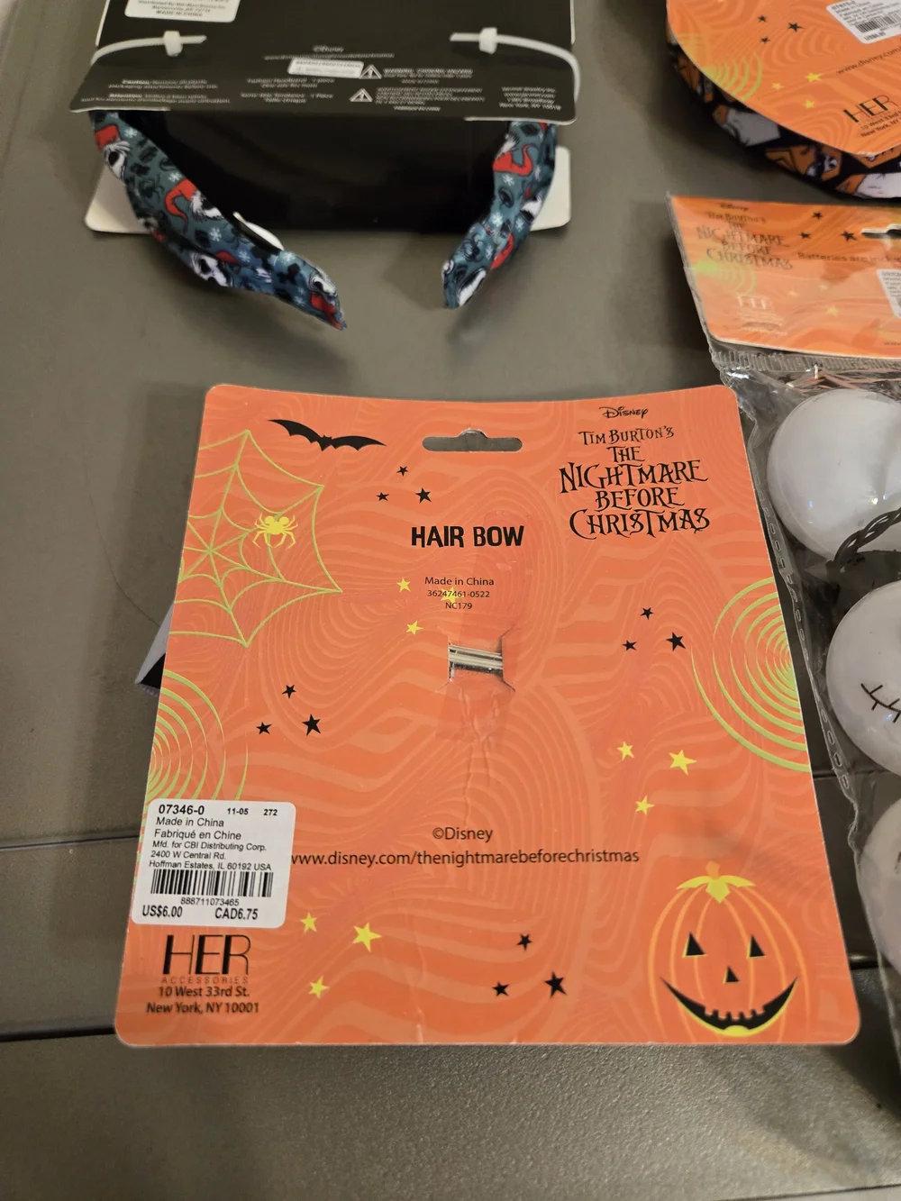 Disney The Nightmare Before Christmas Hair Accessories